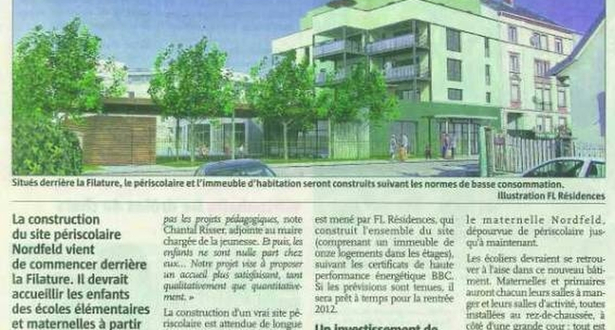 Mulhouse Nordfeld - Bientôt un vrai site périscolaire