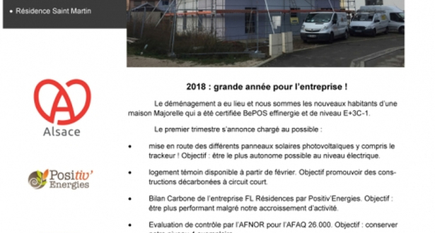 Newslettre 12 - 2018 : grande année pour l’entreprise !