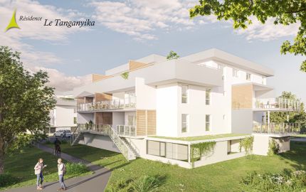 Vue sud architecte de la résidence Le Tanganyika