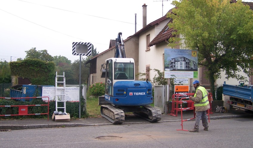 Reportage chantier - octobre 2008